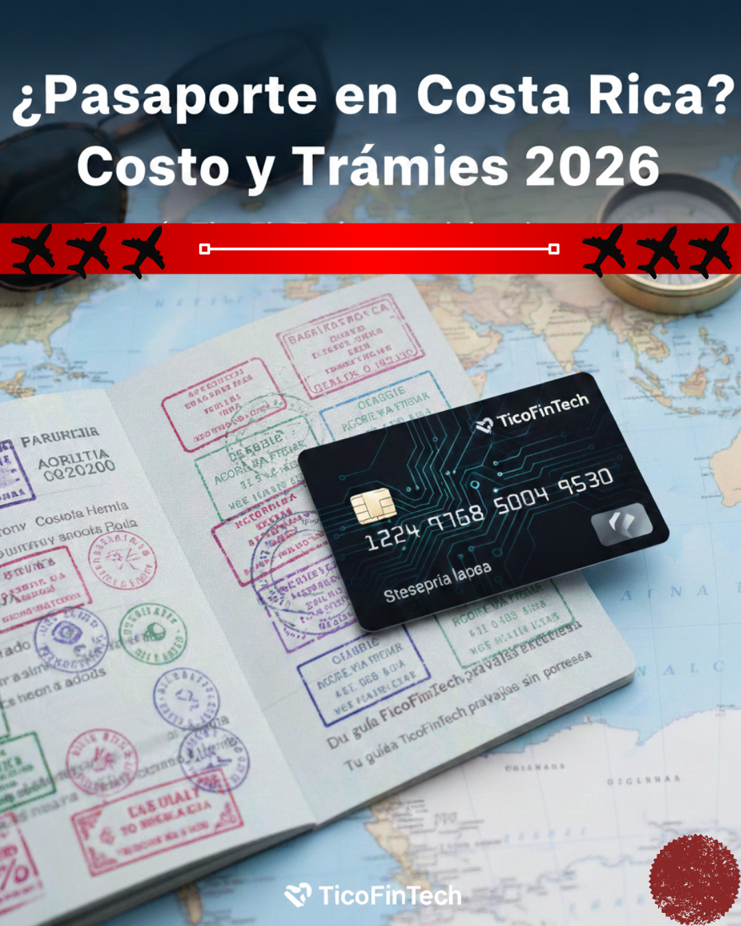 Pasaporte con sellos